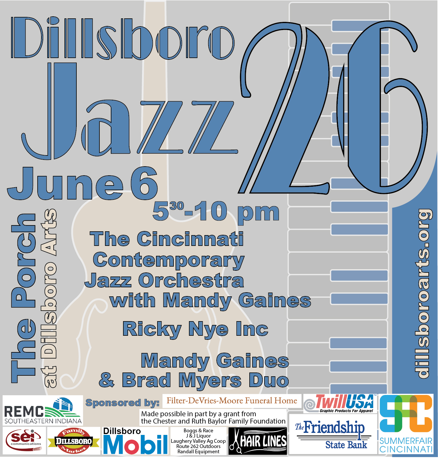 Jazz festival poster