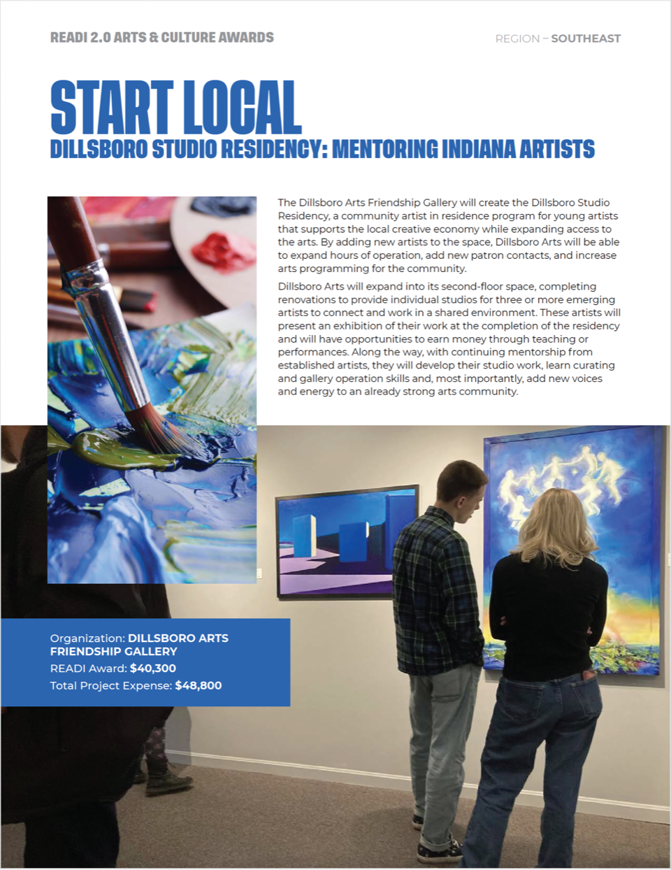 start local announcement